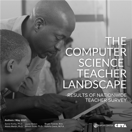 Cover for The Computer science teacher landscape: results of nationwide teacher survey.