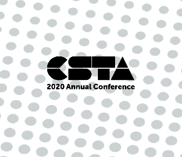 CSTA 2020 annual conference logo