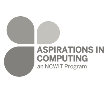 Logo for Aspirations in computing: an NCWIT program
