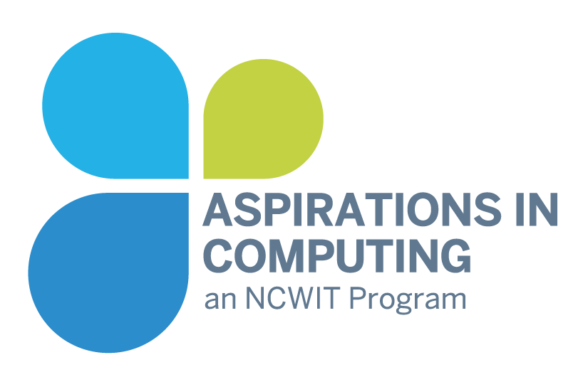 Logo for Aspirations in Computing: an NCWIT Program