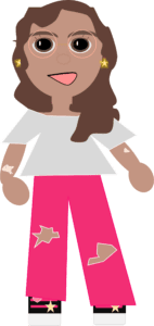 pink zara jeans avatar