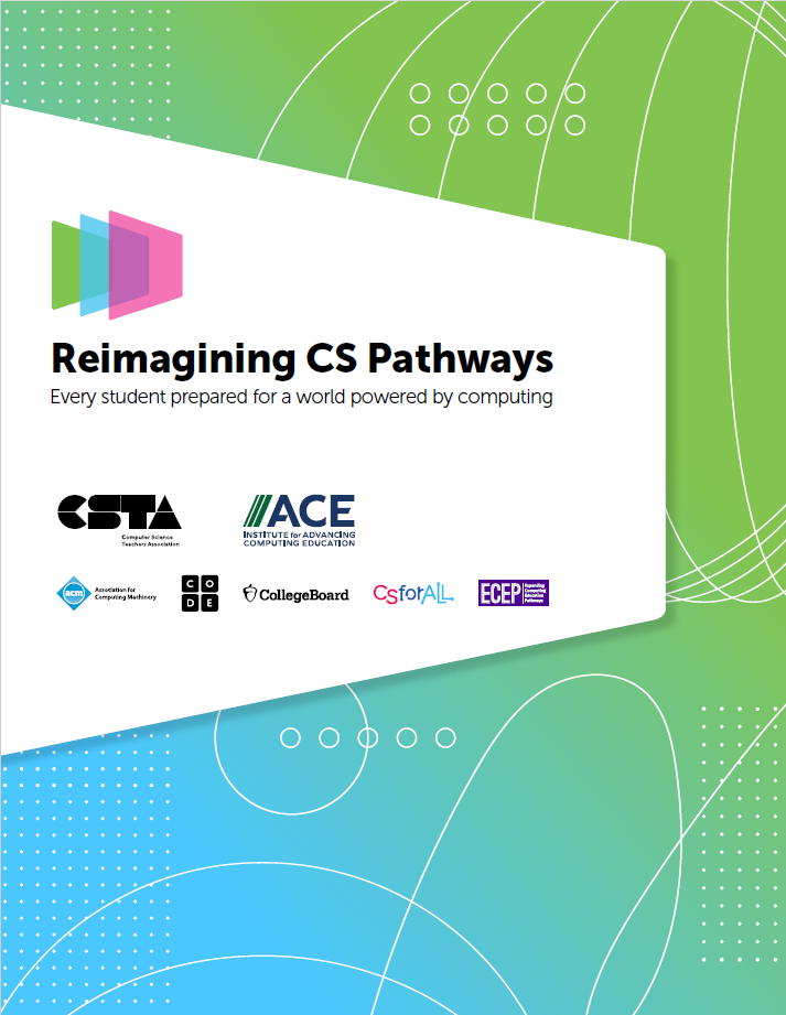 An outcome of the Reimagining CS Pathways project included defining AI content beyond a foundational CS learning experience to inform the development of a high school AI pathway.