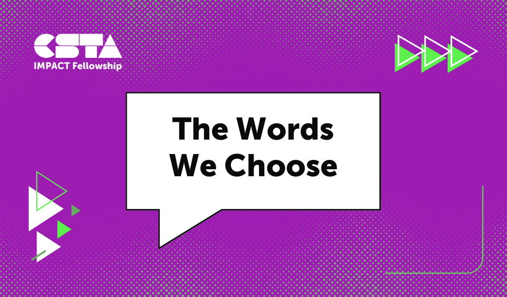 The words we choose