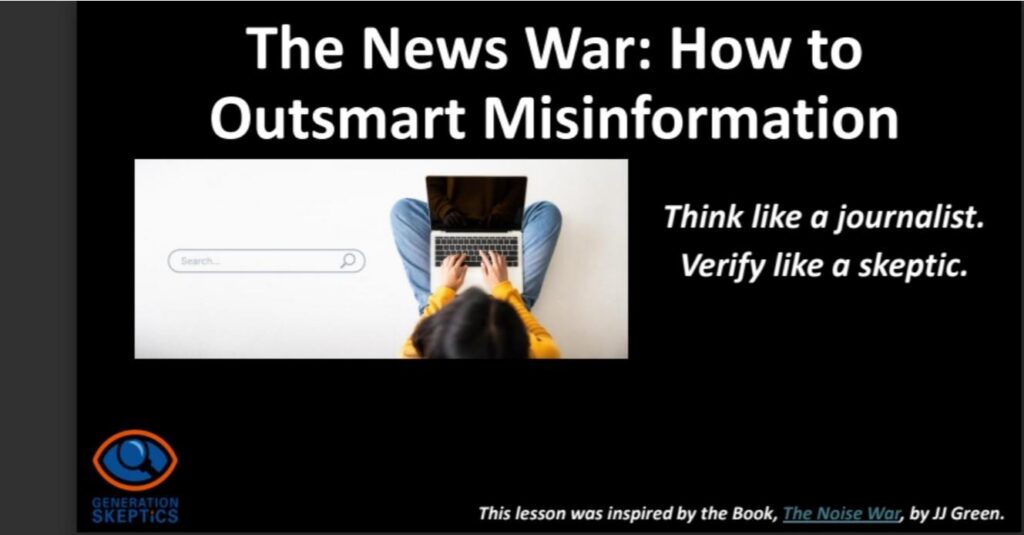 The news war: how to outsmart misinformation