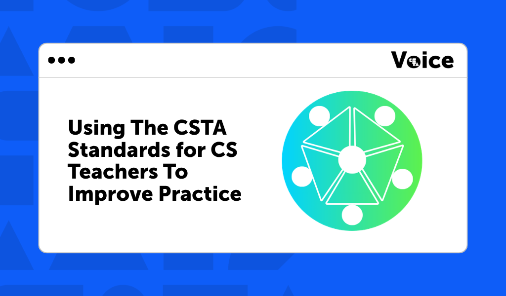 Using The CSTA Standards for CS Teachers To Improve Practice