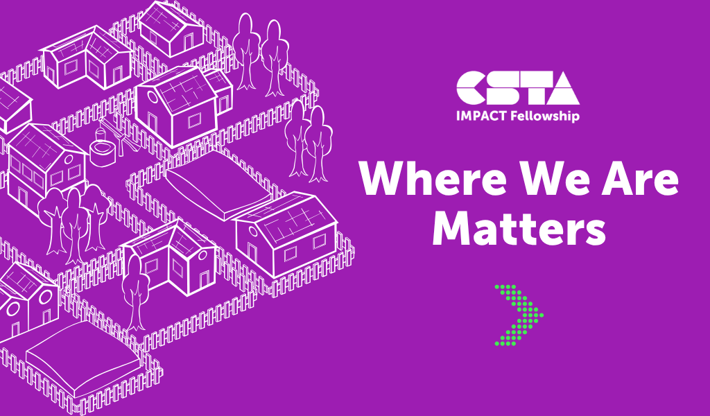 Where we are matters: rural computer science