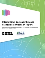 International Computer Science Standards Comparison Report